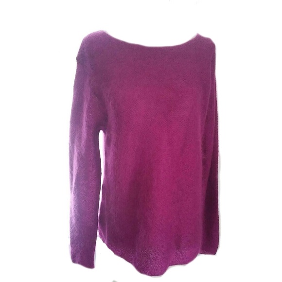 Eileen Fisher Sweaters - Eileen Fisher Oversized Raspberry Mohair Sweater S